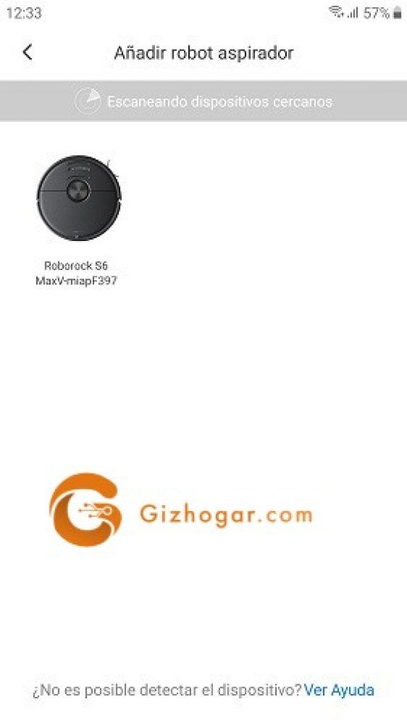 Roborock S6 MaxV app