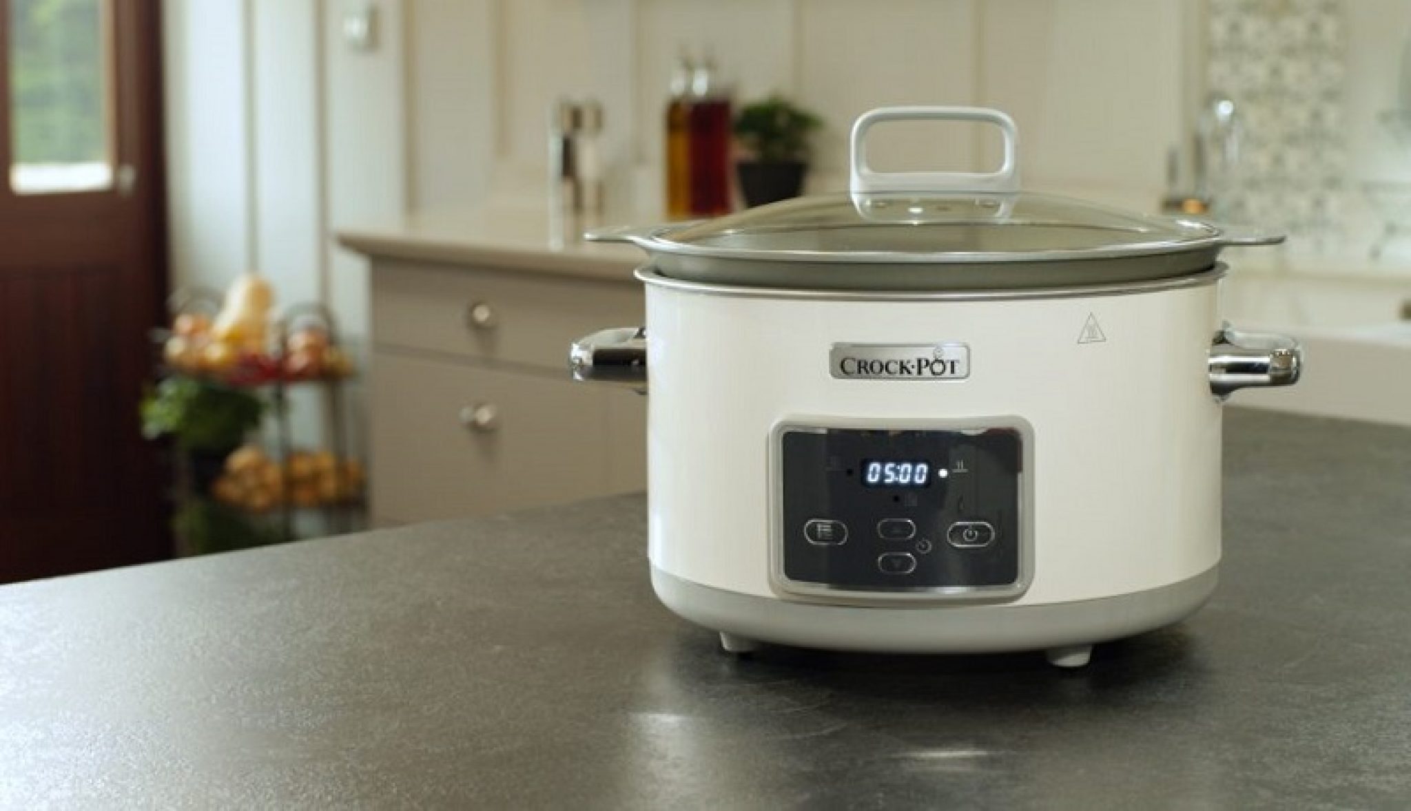 CrockPot 5L DuraCeramic Sauté CSC026X, olla de cocción lenta