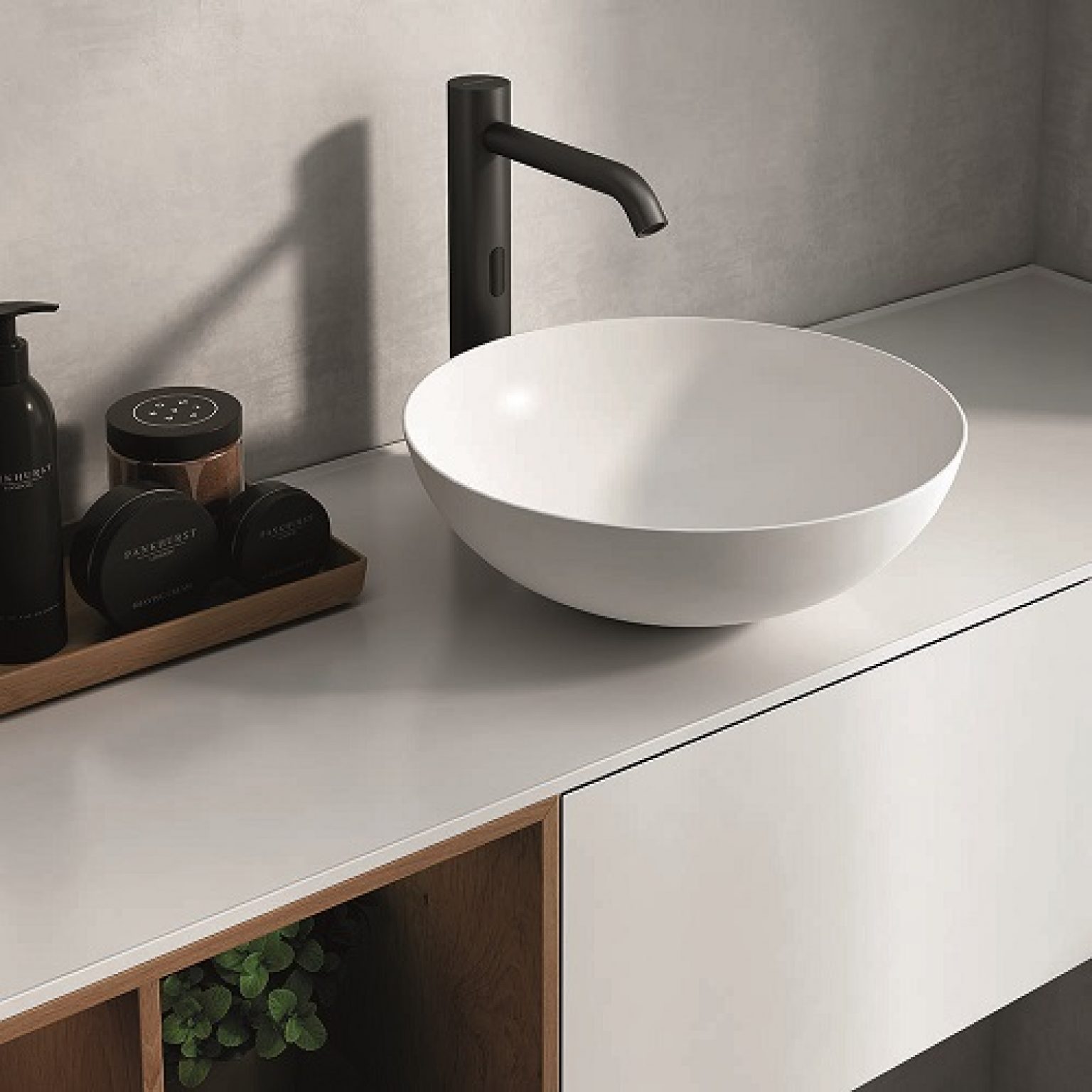 Serie Klin de Genebre, grifos electrónicos para usar sin contacto