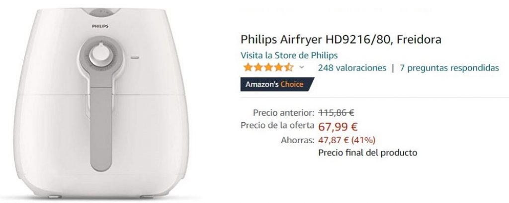 Philips Airfryer HD9216/80