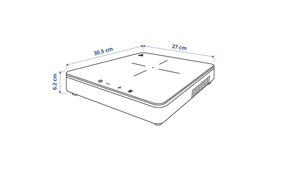 placa de induccion portatil de ikea