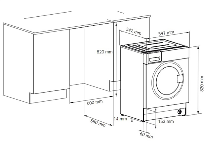 Beko WITV8712XW0R