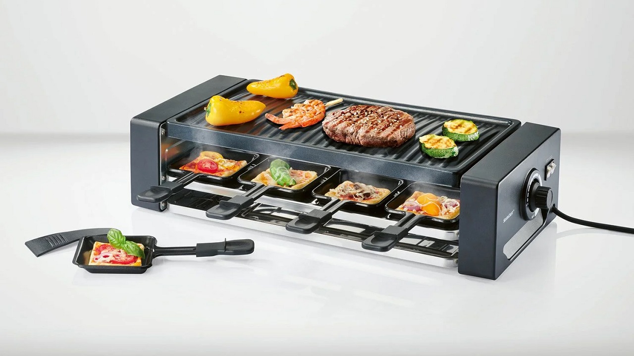 raclette grill para pizza de Lidl 2