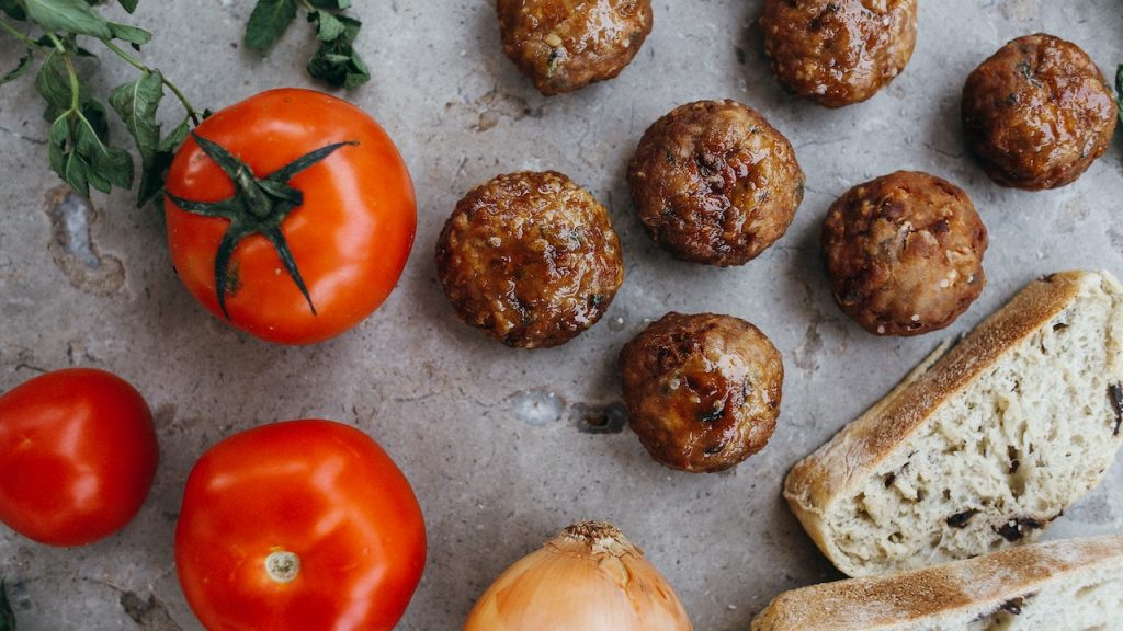 albóndigas de carne en Air Fryer