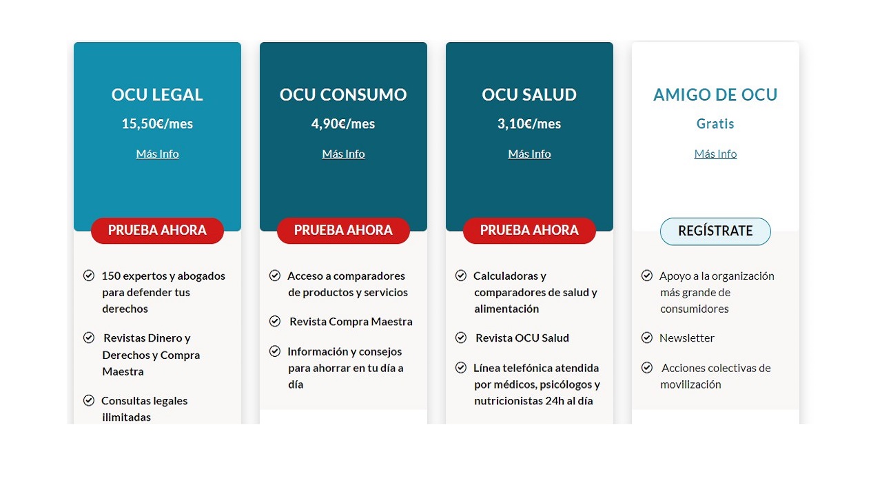 precios ser socio de la ocu