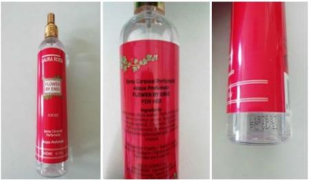 Algunos perfumes de la línea Laura Rossi están afectados Spray Corporal Laura Rossi