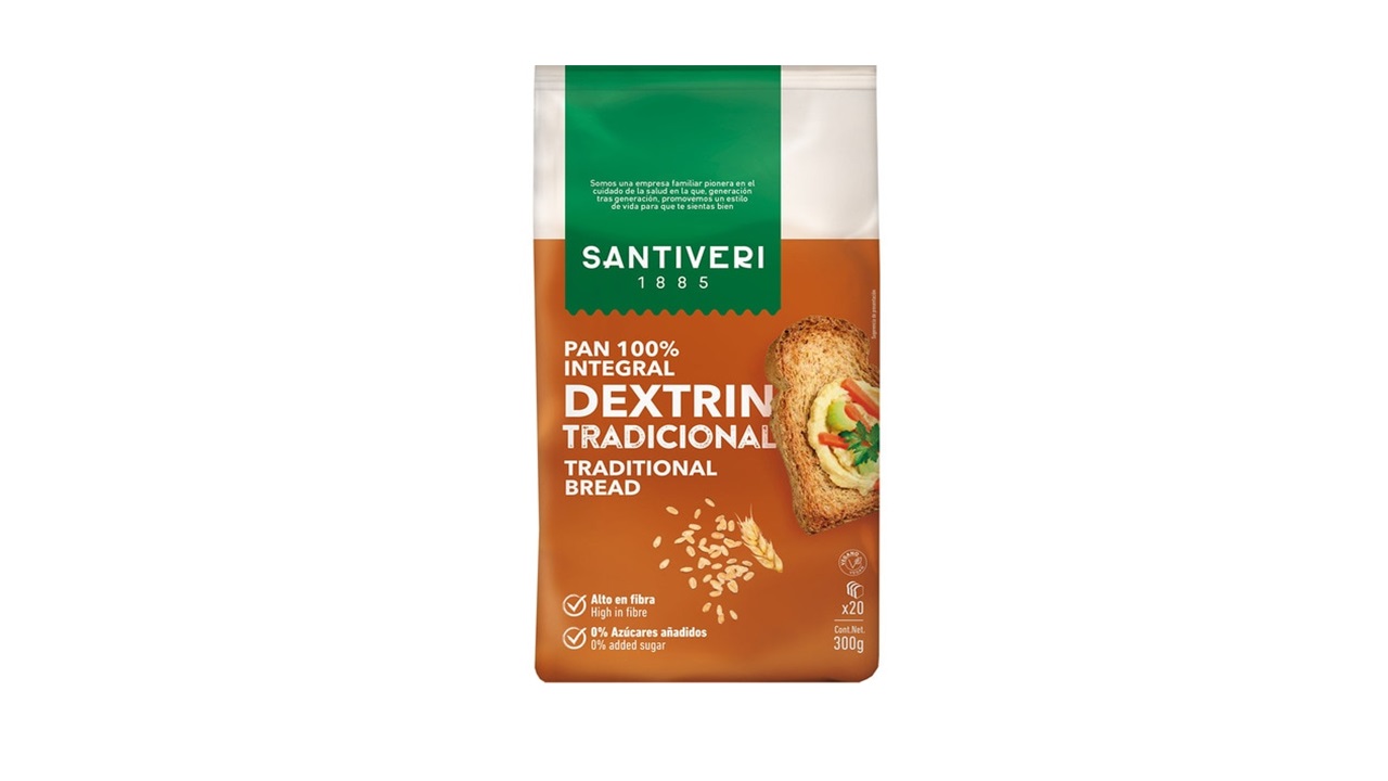 pan SANTIVERI 100 integral dextrin tradicional