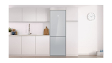 Balay 3KFE565WI, bonito frigorífico combi en cristal blanco