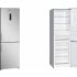 CHiQ CFD337NEI42, frigorífico combi de estilo americano e inox