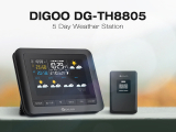 Digoo DG-TH8805, estación meteorológica USB al aire libre.