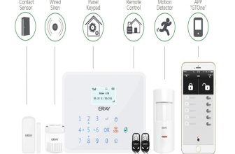 Eray GT1, sistema de alarma GSM/SMS en color blanco