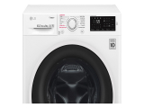 LG F4J6TY0W, lavadora con eficiencia A+++ blanca