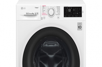 LG F4J6TY0W, lavadora con eficiencia A+++ blanca