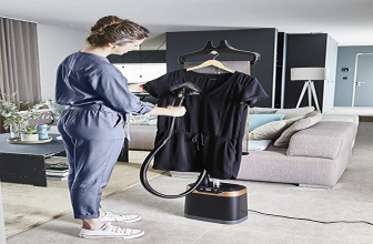 Rowenta Pro Style Care, plancha sin esfuerzo con vapor y en vertical.