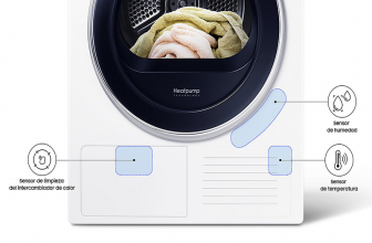 Samsung DV80M5010IW, gran eficiencia en esta secadora.