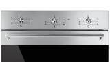 Smeg SF6381X, horno en acero inoxidable de estilo clásico.